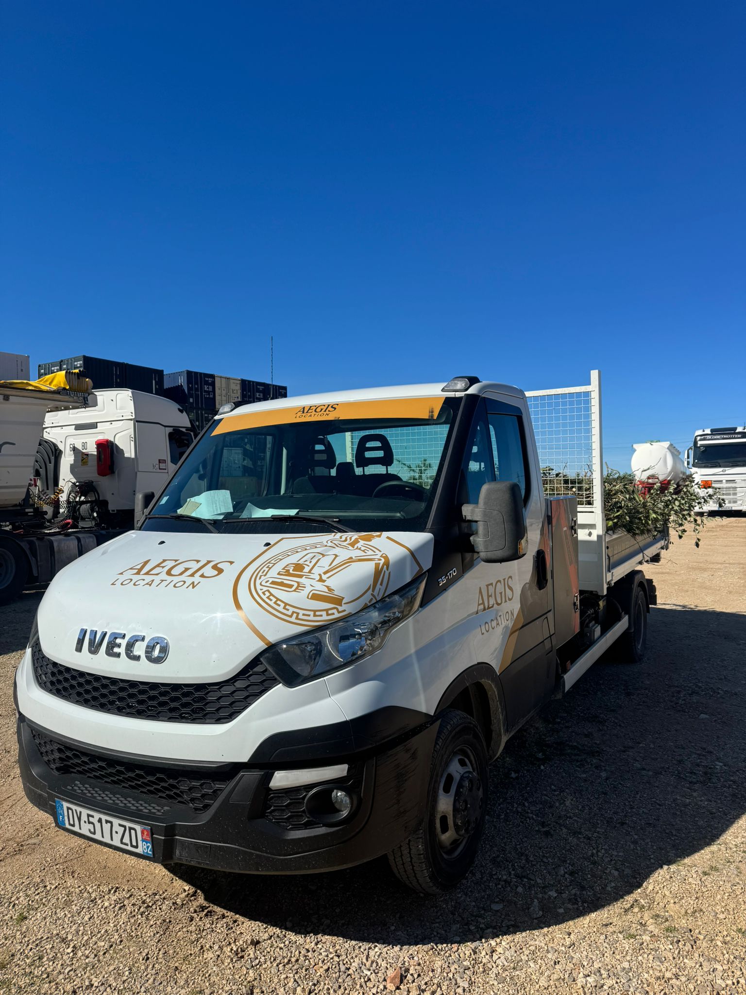 Aegis Location en action sur chantier 20