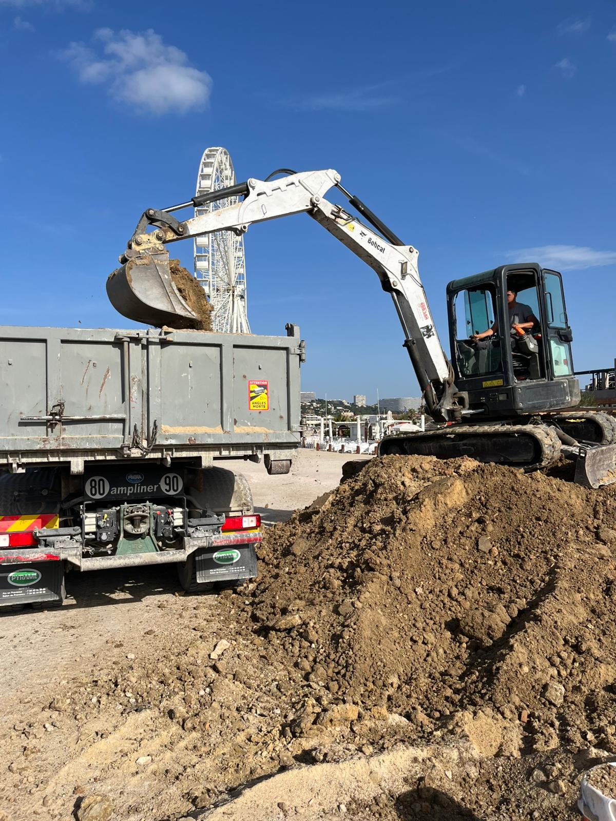 Chantier terrassement VRD 2